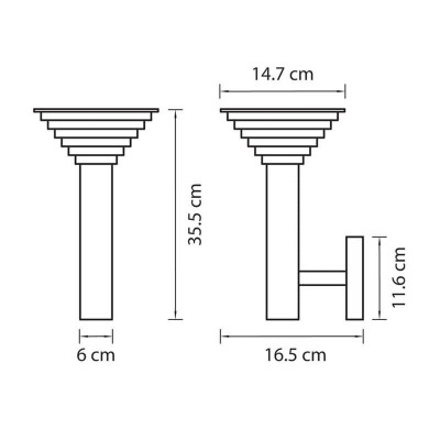 Уличный настенный светодиодный светильник Lightstar Piatto 379637 - изображение 2 Уличный настенный светодиодный светильник Lightstar Piatto 379637 - изображение 2