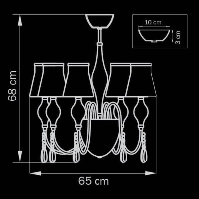 Подвесная люстра Lightstar Escica 806050 - изображение 3 Подвесная люстра Lightstar Escica 806050 - изображение 3