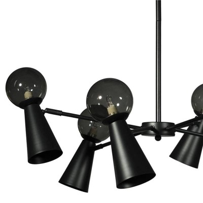 Подвесная люстра Loft IT Halley 10046/6 Black - изображение 3 Подвесная люстра Loft IT Halley 10046/6 Black - изображение 3