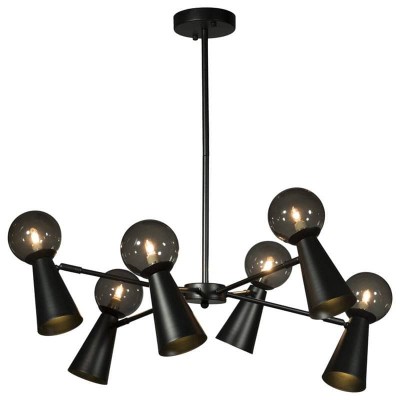 Подвесная люстра Loft IT Halley 10046/6 Black - изображение 4 Подвесная люстра Loft IT Halley 10046/6 Black - изображение 4