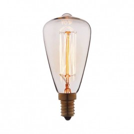 Лампа накаливания E14 40W прозрачная 4840-F