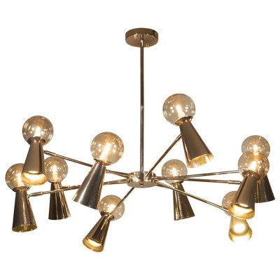 Подвесная люстра Loft IT Halley 10046/10 Gold - изображение 3 Подвесная люстра Loft IT Halley 10046/10 Gold - изображение 3