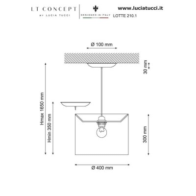 Подвесной светильник Lucia Tucci Lotte 211.1 - изображение 2 Подвесной светильник Lucia Tucci Lotte 211.1 - изображение 2