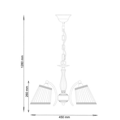 Подвесная люстра Lucia Tucci Firmo 145.3 Ivory - изображение 2 Подвесная люстра Lucia Tucci Firmo 145.3 Ivory - изображение 2