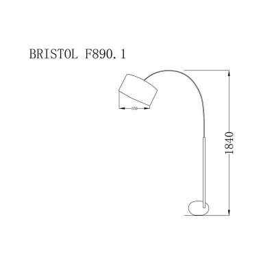 Торшер Lucia Tucci Bristol F890.1 - изображение 2 Торшер Lucia Tucci Bristol F890.1 - изображение 2