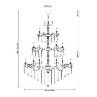 Подвесная люстра Lucia Tucci Barletta 122.60 Antique - изображение 2 Подвесная люстра Lucia Tucci Barletta 122.60 Antique - изображение 2