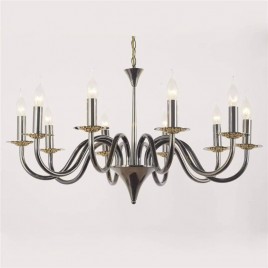 Подвесная люстра Lucia Tucci Messina 1890.10 Glossy Black