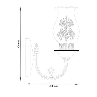 Бра Lucia Tucci Vetralla W179.1 Antique Gold - изображение 2 Бра Lucia Tucci Vetralla W179.1 Antique Gold - изображение 2