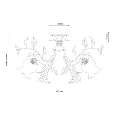 Потолочная люстра Lucia Tucci Fiori Di Rose 114.6 - изображение 2 Потолочная люстра Lucia Tucci Fiori Di Rose 114.6 - изображение 2