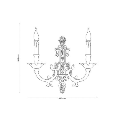 Бра Lucia Tucci Firenze W1781.2 Antique Gold - изображение 3 Бра Lucia Tucci Firenze W1781.2 Antique Gold - изображение 3