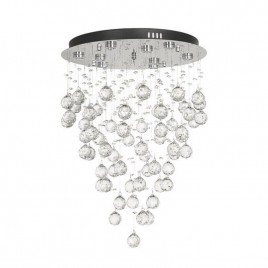 Каскадная светодиодная люстра Lucia Tucci Grappolo 1802.6 Silver