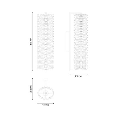 Настенный светильник Lucia Tucci Rumba W1053.2 Chrome - изображение 2 Настенный светильник Lucia Tucci Rumba W1053.2 Chrome - изображение 2