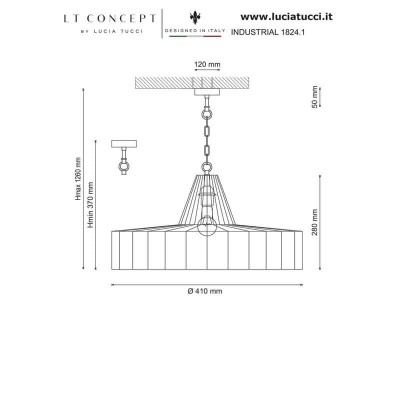 Подвесной светильник Lucia Tucci Industrial 1824.1 - изображение 2 Подвесной светильник Lucia Tucci Industrial 1824.1 - изображение 2
