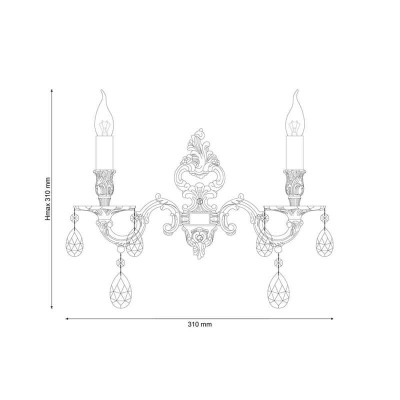 Бра Lucia Tucci Barletta W1730.2 Cream White - изображение 2 Бра Lucia Tucci Barletta W1730.2 Cream White - изображение 2
