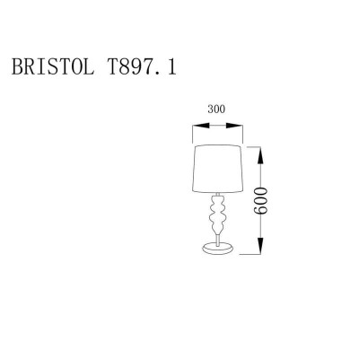 Настольная лампа Lucia Tucci Bristol T897.1 - изображение 2 Настольная лампа Lucia Tucci Bristol T897.1 - изображение 2