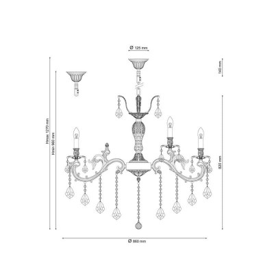 Подвесная люстра Lucia Tucci Barletta 122.10.5 Antique - изображение 2 Подвесная люстра Lucia Tucci Barletta 122.10.5 Antique - изображение 2