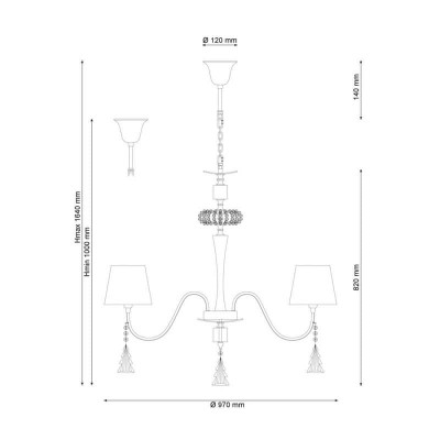 Подвесная люстра Lucia Tucci Pelle Bianca 119.8 - изображение 4 Подвесная люстра Lucia Tucci Pelle Bianca 119.8 - изображение 4
