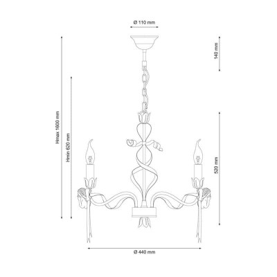 Подвесная люстра Lucia Tucci Angelo 147.5 Ivory - изображение 4 Подвесная люстра Lucia Tucci Angelo 147.5 Ivory - изображение 4
