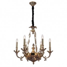 Подвесная люстра Lucia Tucci Firenze 1781.6.2 Antique Gold