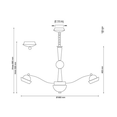 Подвесная люстра Lucia Tucci Natura 067.8 LED - изображение 2 Подвесная люстра Lucia Tucci Natura 067.8 LED - изображение 2