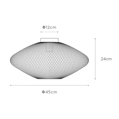 Потолочный светильник Lucide Mesh 21123/45/02 - изображение 2 Потолочный светильник Lucide Mesh 21123/45/02 - изображение 2