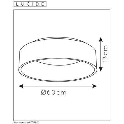 Потолочный светодиодный светильник Lucide Talowe Led 46100/42/31 - изображение 4 Потолочный светодиодный светильник Lucide Talowe Led 46100/42/31 - изображение 4