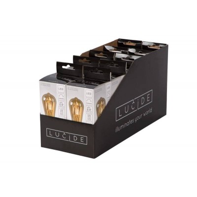 Лампа светодиодная Lucide E27 5W 2700K янтарная 49068/05/62 - изображение 3 Лампа светодиодная Lucide E27 5W 2700K янтарная 49068/05/62 - изображение 3