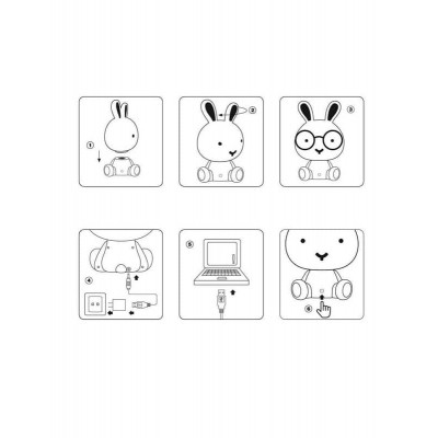 Настольная лампа Lucide Dodo Rabbit 71591/03/66 - изображение 4 Настольная лампа Lucide Dodo Rabbit 71591/03/66 - изображение 4