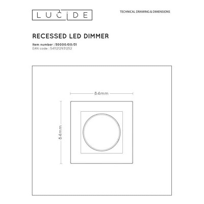 Диммер Lucide 50000/00/31 - изображение 2 Диммер Lucide 50000/00/31 - изображение 2