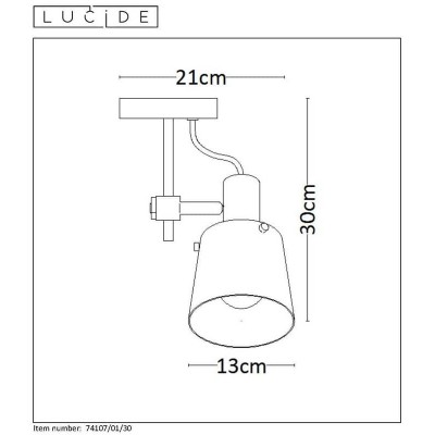 Спот Lucide Quinny 74107/01/30 - изображение 5 Спот Lucide Quinny 74107/01/30 - изображение 5