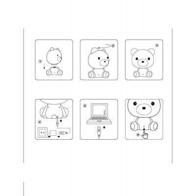 Настольная лампа Lucide Dodo Bear 71590/03/31 - изображение 4 Настольная лампа Lucide Dodo Bear 71590/03/31 - изображение 4
