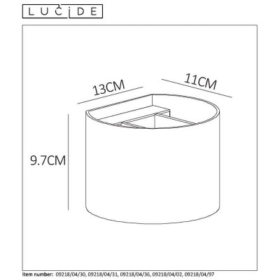 Настенный светильник Lucide Xio 09218/04/02 - изображение 5 Настенный светильник Lucide Xio 09218/04/02 - изображение 5