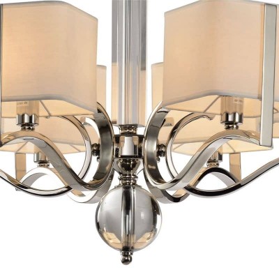 Подвесная люстра Lumien Hall Адельфия LH1047/6P-NK-WT - изображение 5 Подвесная люстра Lumien Hall Адельфия LH1047/6P-NK-WT - изображение 5