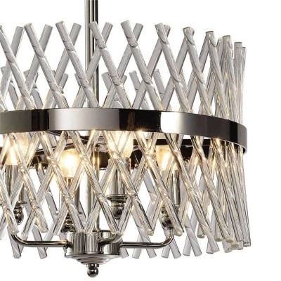 Подвесная люстра Lumien Hall Базиано LH3040/4P-NK-CL - изображение 5 Подвесная люстра Lumien Hall Базиано LH3040/4P-NK-CL - изображение 5