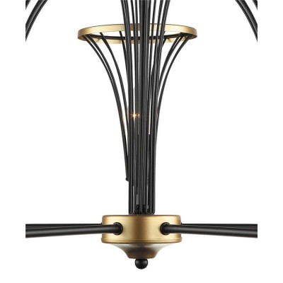 Подвесная люстра Lumien Hall Ивес 4017/5P-BK-GD - изображение 4 Подвесная люстра Lumien Hall Ивес 4017/5P-BK-GD - изображение 4