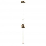 Подвесной светодиодный светильник Lumien Hall Greniya LH8023/1PB-GD-WT