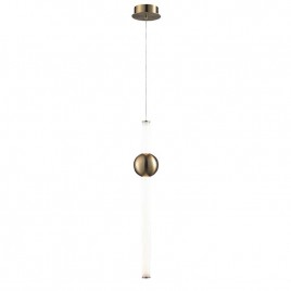 Подвесной светодиодный светильник Lumien Hall Greniya LH8023/1PB-GD-WT