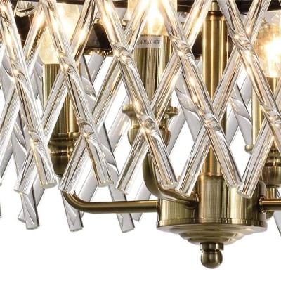 Подвесная люстра Lumien Hall Базиано LH3040/4P-CO-CL - изображение 3 Подвесная люстра Lumien Hall Базиано LH3040/4P-CO-CL - изображение 3