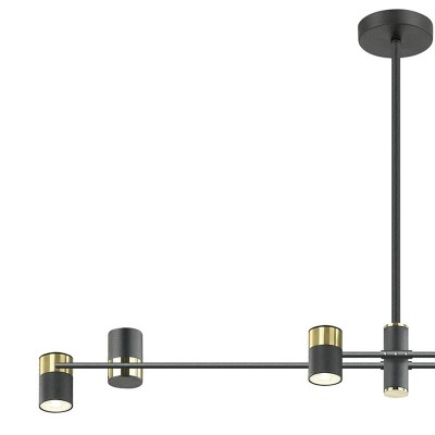 Подвесная люстра Lumien Hall Саурис LH8020/6P-BK-GD - изображение 4 Подвесная люстра Lumien Hall Саурис LH8020/6P-BK-GD - изображение 4