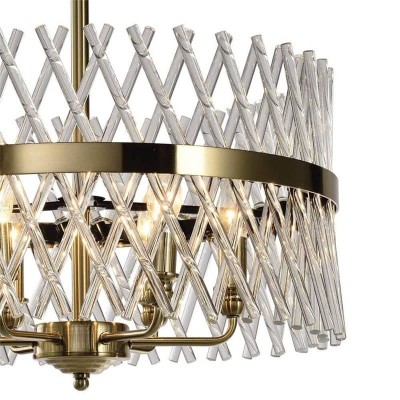 Подвесная люстра Lumien Hall Базиано LH3040/6P-CO-CL - изображение 6 Подвесная люстра Lumien Hall Базиано LH3040/6P-CO-CL - изображение 6