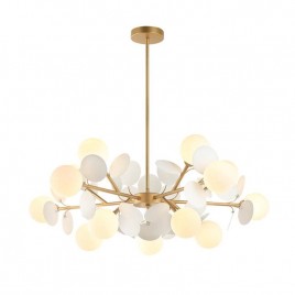 Подвесная люстра Lumien Hall Ilmari LH4136/15P-GD-WT
