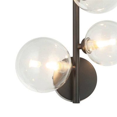 Бра Lumien Hall Lovrenc LH4125/3W-BK-CL - изображение 3 Бра Lumien Hall Lovrenc LH4125/3W-BK-CL - изображение 3