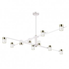 Подвесная люстра Lumien Hall Саурис LH8020/10P-WT-GD