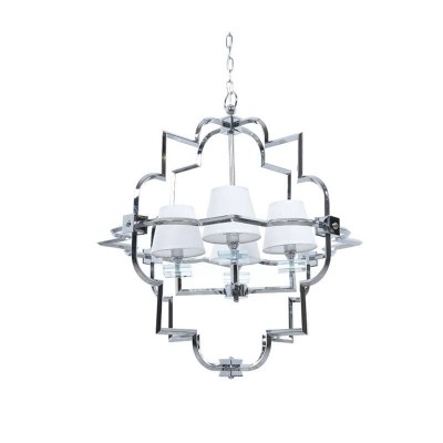 Подвесная люстра Lumina Deco Baltimore LDP 8020-4 CHR+WT - изображение 3 Подвесная люстра Lumina Deco Baltimore LDP 8020-4 CHR+WT - изображение 3