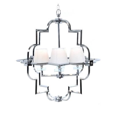 Подвесная люстра Lumina Deco Baltimore LDP 8020-4 CHR+WT - изображение 4 Подвесная люстра Lumina Deco Baltimore LDP 8020-4 CHR+WT - изображение 4
