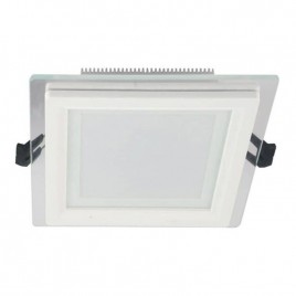 Встраиваемый светодиодный светильник Lumina Deco Beneto LDC 8097-SQ-GL-18WSMD-D200 WT