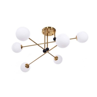 Потолочная люстра Lumina Deco Bersago LDP 8030-6 MD+WT - изображение 2 Потолочная люстра Lumina Deco Bersago LDP 8030-6 MD+WT - изображение 2