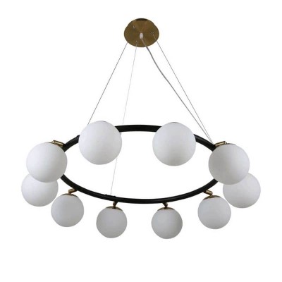 Подвесной светильник Lumina Deco Modica LDP 6032-10 BK+MD - изображение 2 Подвесной светильник Lumina Deco Modica LDP 6032-10 BK+MD - изображение 2
