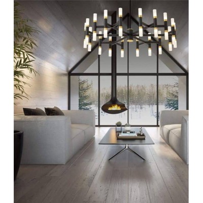 Подвесная люстра Lumina Deco Richmond LDP 6035-36 BK+GD - изображение 2 Подвесная люстра Lumina Deco Richmond LDP 6035-36 BK+GD - изображение 2