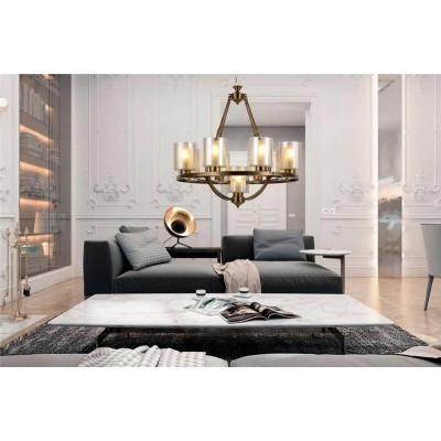 Подвесная люстра Lumina Deco Santini LDP 1220-9 MD - изображение 2 Подвесная люстра Lumina Deco Santini LDP 1220-9 MD - изображение 2
